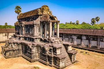 Obraz premium Temple of Angkor Wat in Siem Reap, Cambodia.
