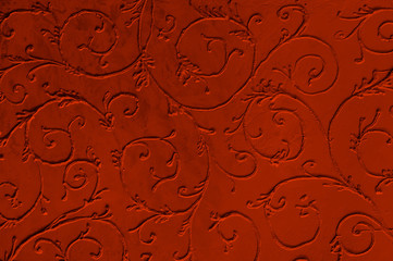 red Venetian decorative plaster