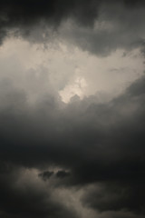 Obraz premium Dark storm clouds before a storm