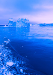 Icebergs outside Ilulissat, Greenland