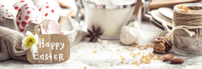 easter cooking still life