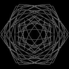 Naklejka premium Holiday patterns of stars of snowflakes and flowers for gifts