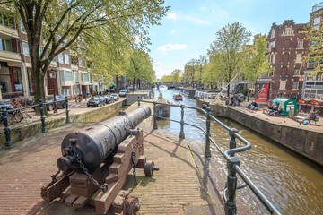Le centre ville d'Amsterdam