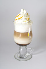 orange latte drink