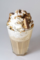 caramel chocolate bar milkshake