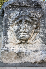 ancient face Rom Croatia Zadar