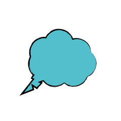 thinking cloud icon image