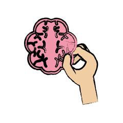 hand with brain icon