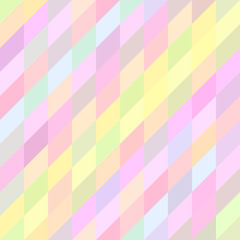 Seamless bright festive pattern of iridescent diagonal and horizontal stripes of equal thickness, forming quadrilaterals for the holiday or congratulations