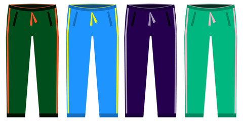 sweatpants with graphics