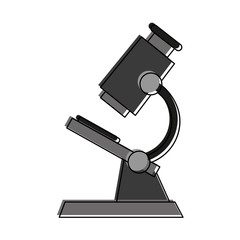 Microscope laboratory tool icon vector illustration graphic design