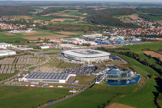 Aerial view of Sinsheim Germany
