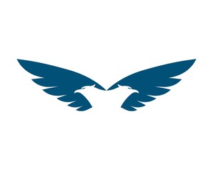 Falcon Eagle Bird Logo Template vector icon