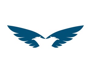 Falcon Eagle Bird Logo Template vector icon