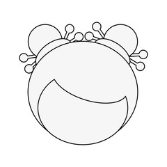 Geisha cartoon avatar icon vector illustration graphic design