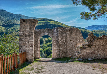 Remains of an ancient medieval gate