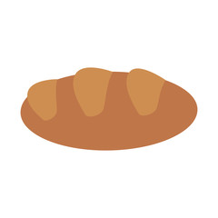 Fresh bread bakery icon vector illustration graphic design