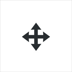 Arrow icon. Vector Illustration