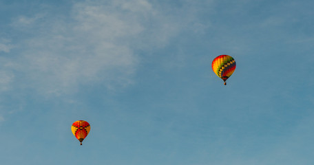 Hot Air Ballon flying high