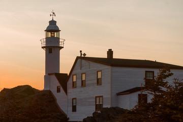 sunset, Lobster Cove Head Lighthouse