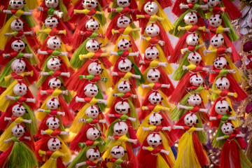 Fototapeta premium Jutowe Lalki