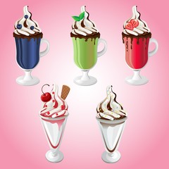 set of sundae