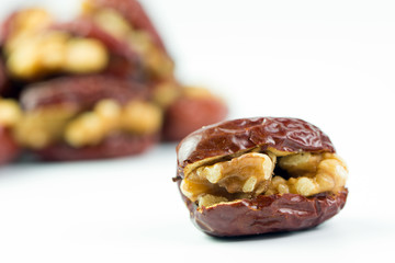 Red date stuffed with walnut