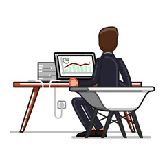 Business sketch man