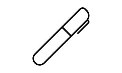 Obraz premium Marker Line Icon Illustration