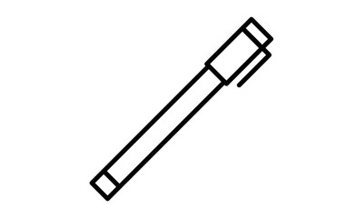 Modern Pen Icon Illustration
