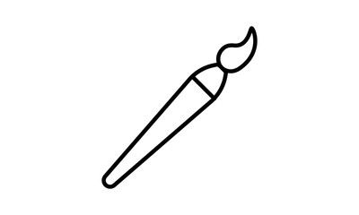 Paint Brush Icon Illustration