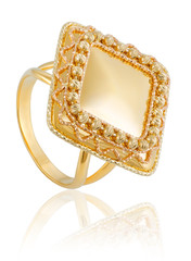 original female ring of gold