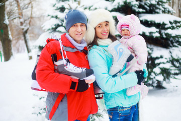 coupel goign ice-skating