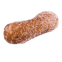 One traditional donut in sugar