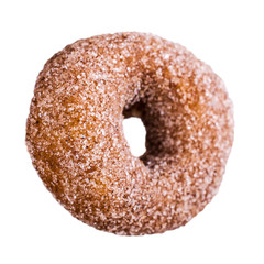 One traditional donut in sugar