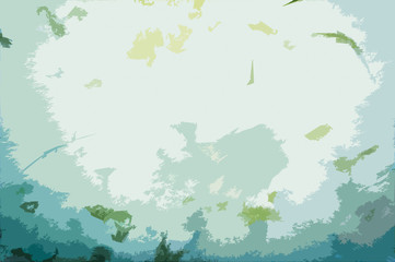 Color abstract digital illustration for design