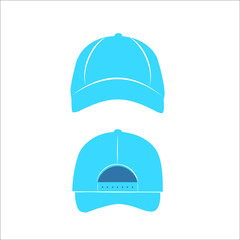 Cap icon blue colored