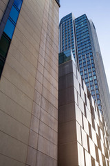 Obraz premium High Rise Tower Blocks Accommodation Bankside Southwark London