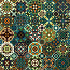 Seamless pattern. Vintage decorative elements. Hand drawn background. Islam, Arabic, Indian, ottoman motifs. Perfect for printing on fabric or paper.