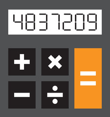 Fototapeta premium a simple calculator