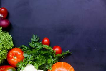 Assortment of fresh vegetables