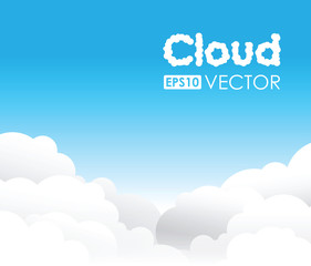 blue cloud background
