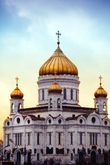 Fototapeta na wymiar Moscow Christ the Savior Cathedral