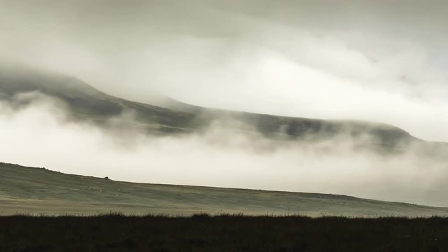 ICELAND Langanes Hill Clouds Timelapse