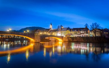 Naklejka premium Altstadtbrücke Laufenburg