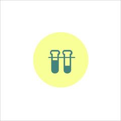 Obraz premium Test tubes icon