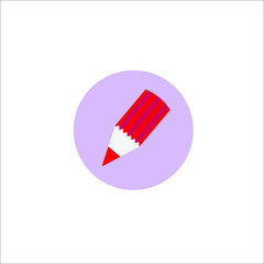 Pencil icon. Vector Illustration