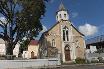 Fototapeta na wymiar Historical Church on Antigua