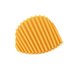 Potato chips ribbed