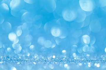 Abstract blue glitter sparkle background